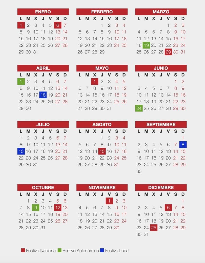 calendario laboral Orihuela 2024