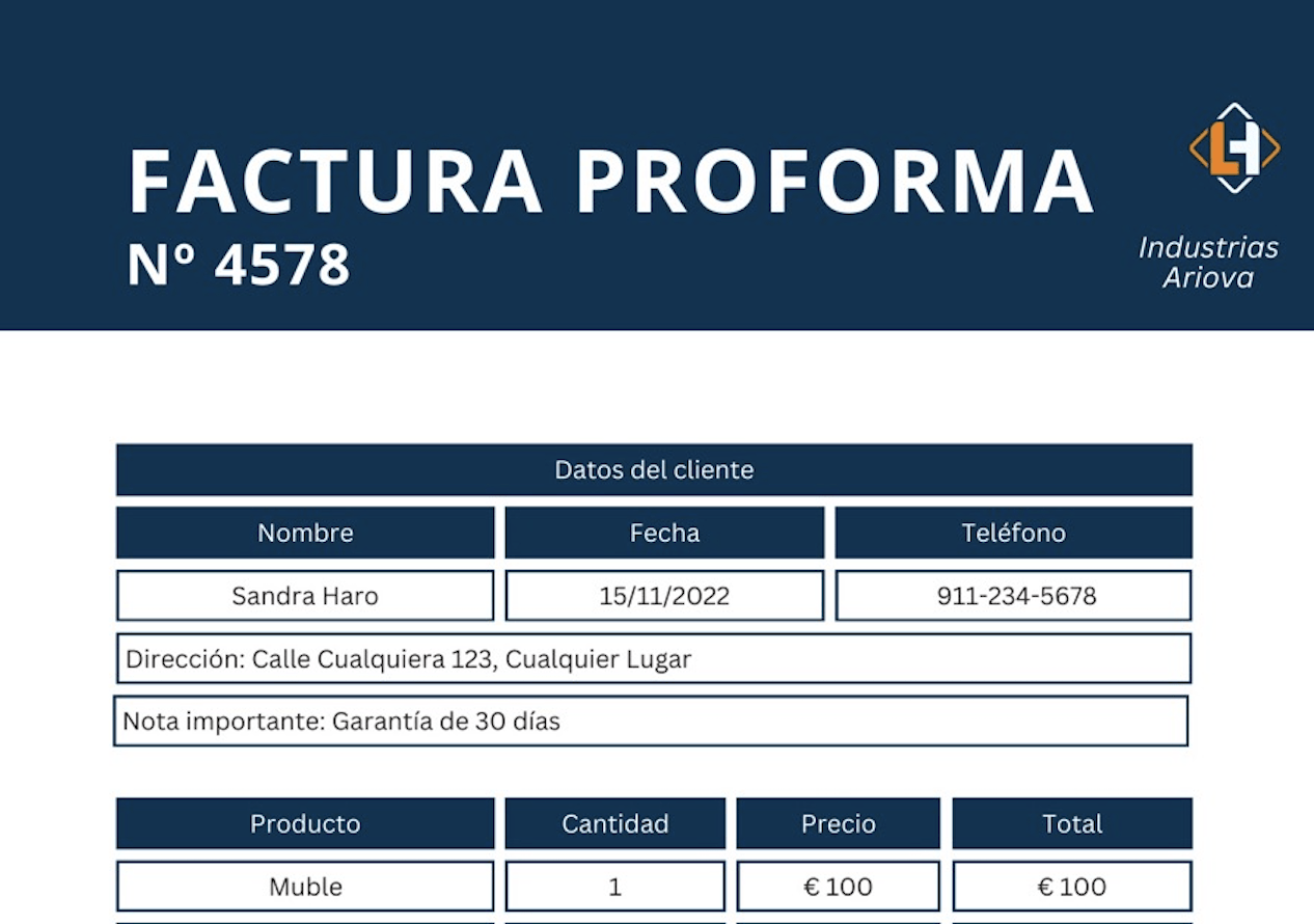Qu es una factura proforma actualizado julio 2024 conhe a o mundo