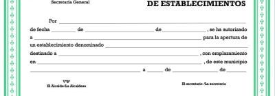 licencia de actividad