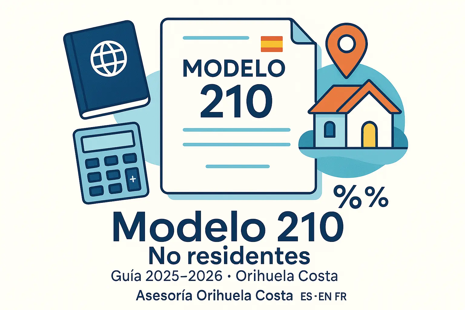 Modelo 210 en Orihuela Costa | No residentes 2025–2026