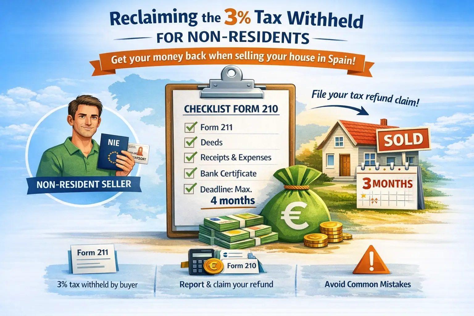 devolución retención 3% no residente devolución retención 3% no residente