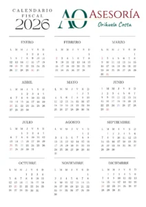 calendario fiscal 2026